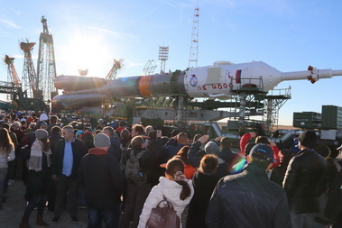 October 2018, Soyuz MS-10 Baikonur launch tour
